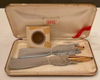 1910 One Cent Coin Canada Cross Pen Set