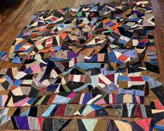 Unfinished Crazy Quilt