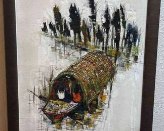 MidCentury Oil Painting Signed By Artist