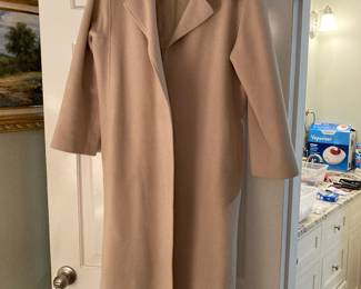 vintage Sakowitz cashmere coat