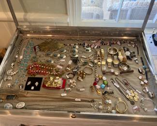 case of costume jewelry