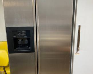 KitchenAid stainless side-by-side refrigerator