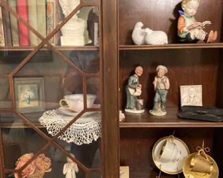 fun things in the secretary bookcase