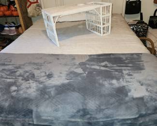 Full Iron Bed - Bed Table