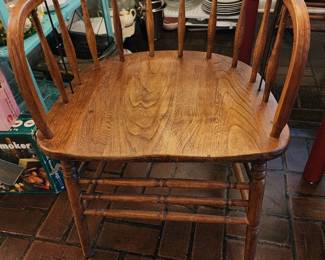Wonderful Set of 4 Antique Barrel Back Chairs