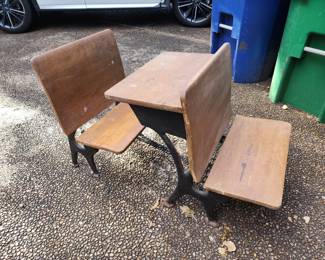 Antique School Desk