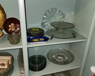 Large Beautiful Collection of Cake Plates