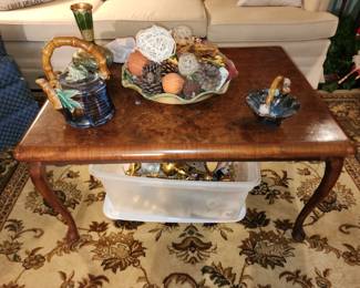 Burl Walnut Coffee Table