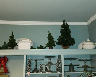 Christmas Trees - White Dishes
