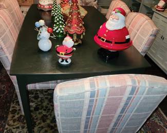Black Dining Table with 6 Chairs