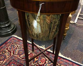 Antique sewing stand