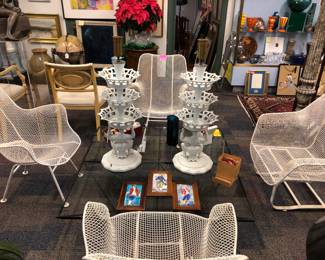 B & B Italia coffer table in center 