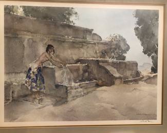 Large print by Sir William Russell Flint