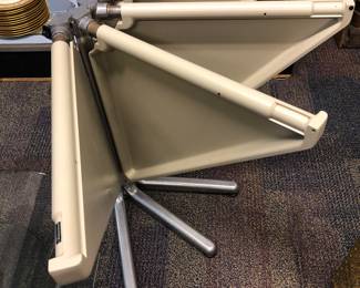 1970s Italian Mid Century Modern Plana folding table, by Giancarlo Piretti  for Anonima Castelli 