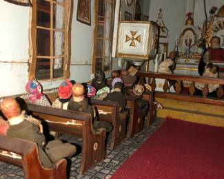 Many congregants of the dollhouse are African-American