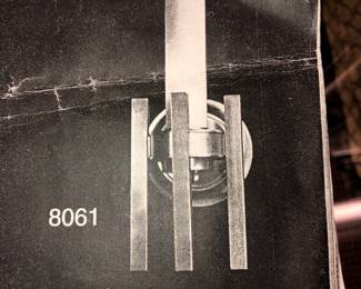 We also have two of these Art Deco Retro style wall sconces