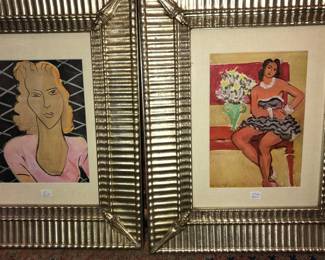 2 Matisse prints In interesting frames 