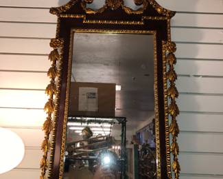 Vintage eagle finial mirror 