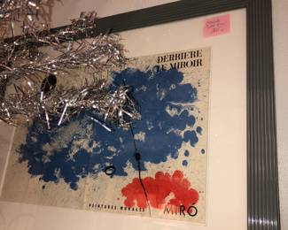 Joan Miro original lithograph from Derriere Le Mirroir