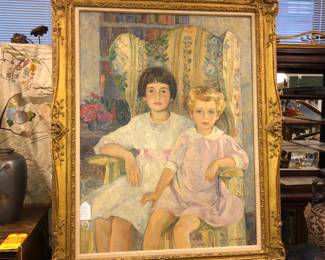 Oil on canvas by George Laurence Nelson 1925, 40” x 30”. William Doyle Galleries provenance 