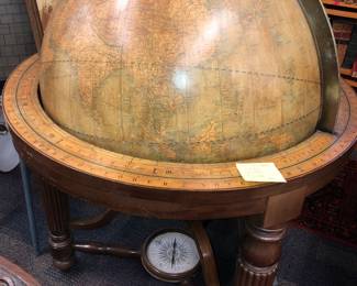 Large circa 1955 replica globe