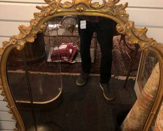 Fine wood framed gilt mirror 