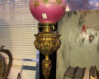 I have a selection of Victorian banquet lamps