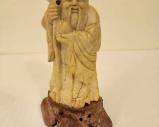 Vintage Chinese soapstone figurine