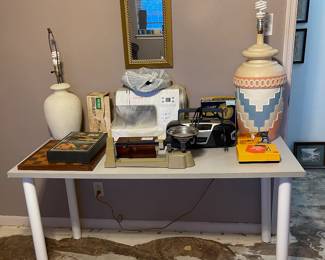 Precision scales, 35mm film, sewing machine