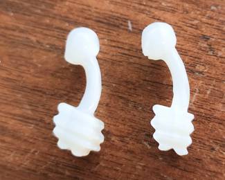 antique ivory cufflinks