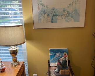 Amado Pena lithograph with accompanying book