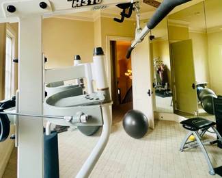 Room full of Exercise equipment