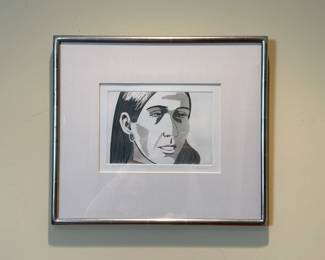 June Ekman's Class: June by Alex Katz (b 1927) Print