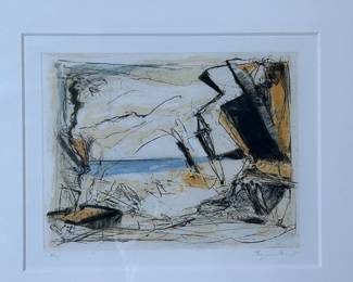 Quarry at Tuy by Bryan Hunt (American, b. 1947) Print