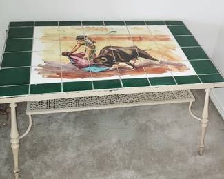 Tiled Table, Bullfighter