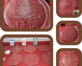 Christmas Serving Platters 7  Lennox Dish  Vintage Wizard Of Oz  A Christmas Story VHS  Wizard Of Oz DVD