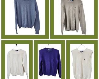 Ralph Lauren Polo Sweaters Large  100 Cotton