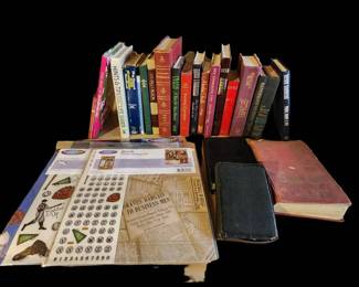 Vintage Books Bibles  Scrapbook Etc
