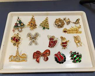 Christmas Brooches