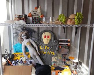 More Creepy Halloween Decorations  Glasses  Etc
