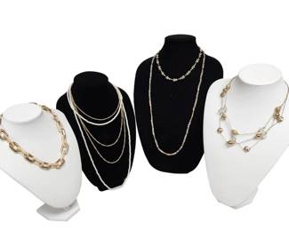 Pearls Gold  Fall Vibes Necklaces