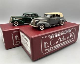 Brooklin DieCast 1 43 1937 Buick Special 2Door Touring Sedan M48  1938 4Door Phaeton M40C