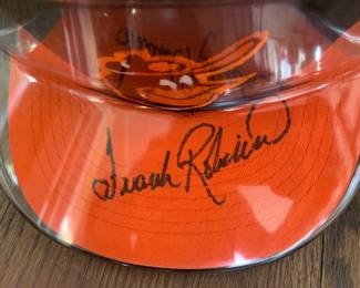 Frank Robinson signed Baltimore Orioles Hat