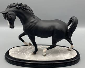 The Arabian Knight, International Horse Sculpture, Fine Porcelain 