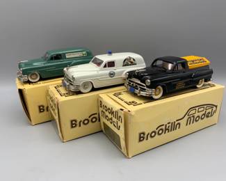 Brooklin DieCast 1 43 1935 Pontiac Van, 1953 Pontiac Sedan Delivery, and 1953 Pontiac PickUp
