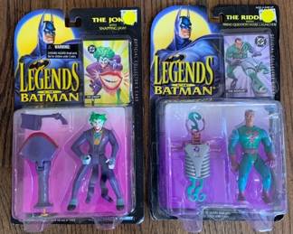Legends of Batman Figurines Cards The Joker and The Riddler