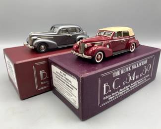 Brooklin DieCast 1 43 Cars 1937 Buick 4Door Touring Sedan  5Passenger Convertible Phaeton