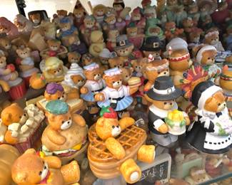 Assortment of Enesco Teddy Bear Figurines