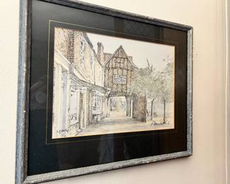College Street, York Drawing by Alan Stuttle