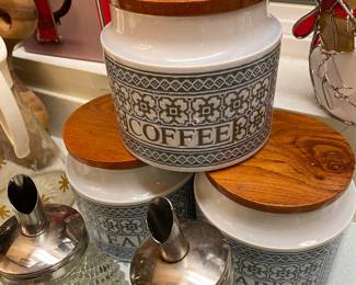 Hornsea Tapestry Canisters - Tea, Coffee, Sugar